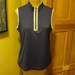 Greg Norman Golf Tank size large Navy Blue